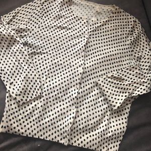 JCrew Polkadot Cardigan